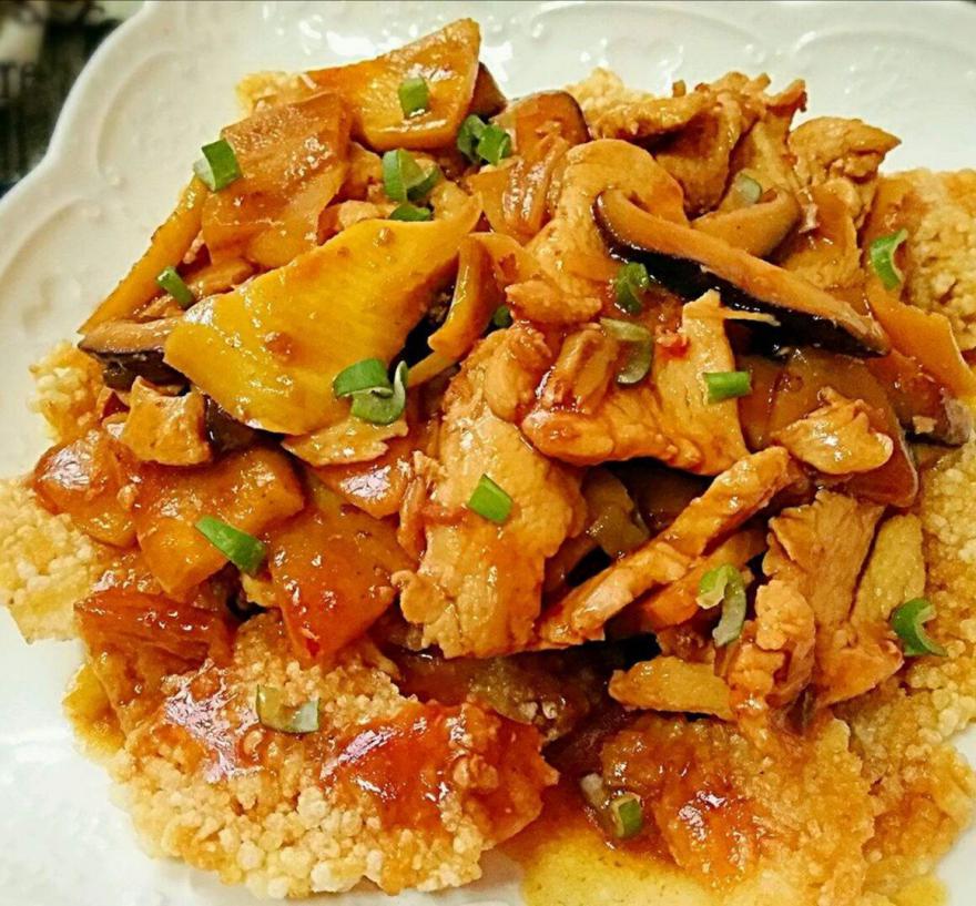 锅巴肉片简单又好吃，让你爱上这样一道独特味道的美食